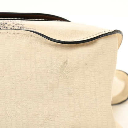 Chloe Calfskin Lizard Embossed Large Marcie Satchel 16 of 20