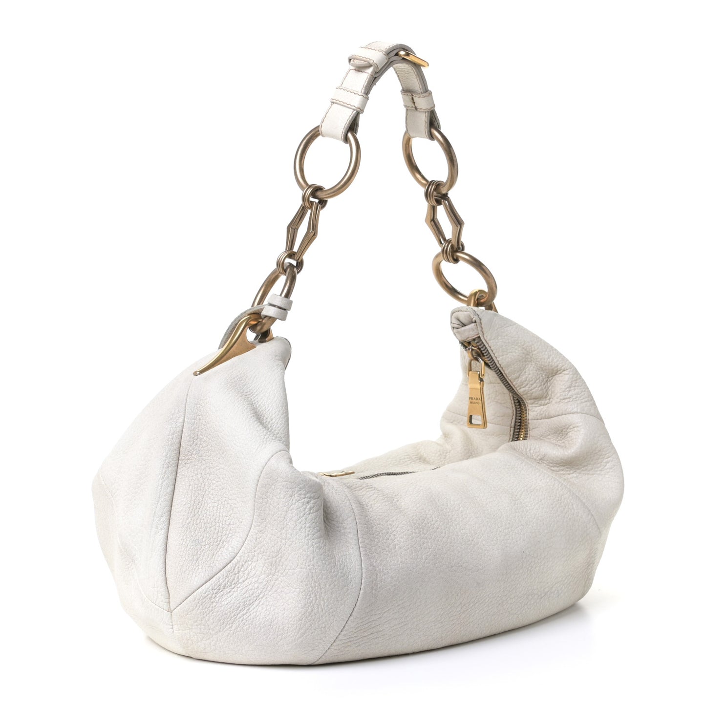 Deerskin Tamponato Hobo White