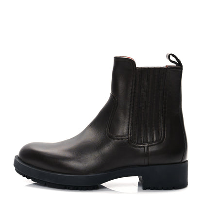 Hermes Calfskin Kross Training Waterproof Boots 37 Moka 1 of 8