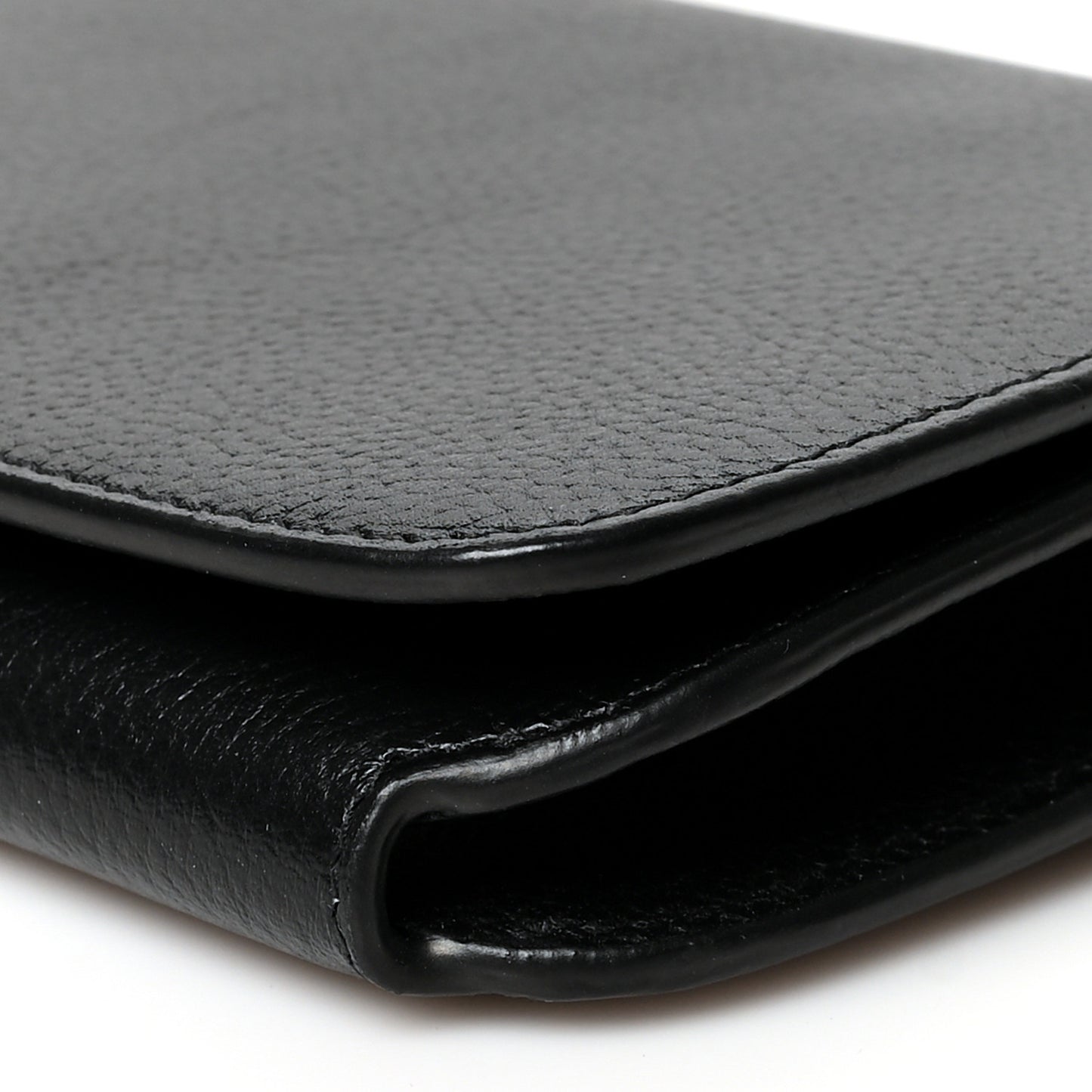 Vibrato Calfskin BB Phone Holder Wallet On Chain Black