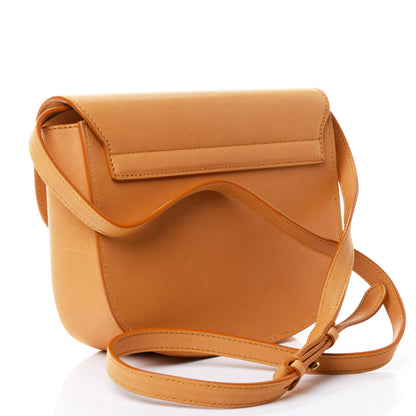 Saint Laurent Smooth Calfskin Monogram Medium Kaia Satchel Yellow 2 of 4