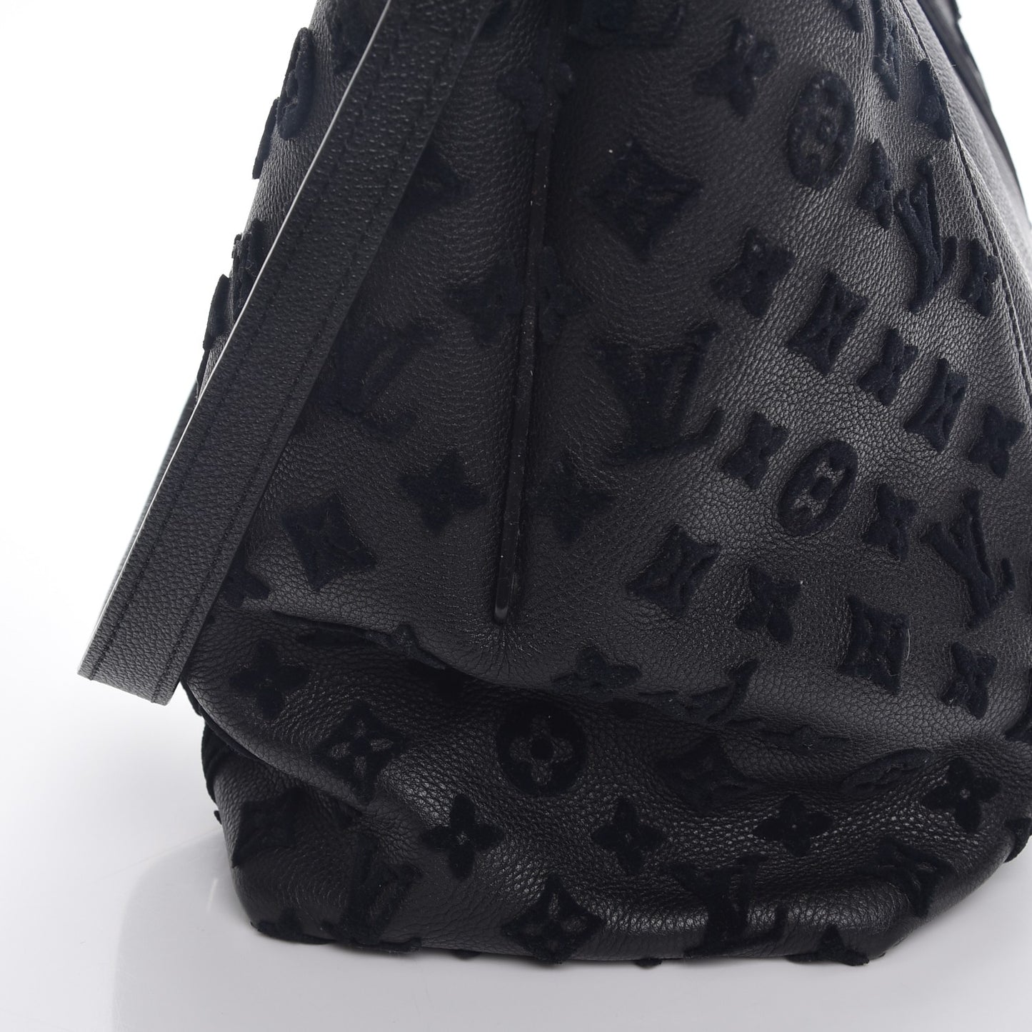 Cuir Orfevre Veau Cachemire Tote W GM Black