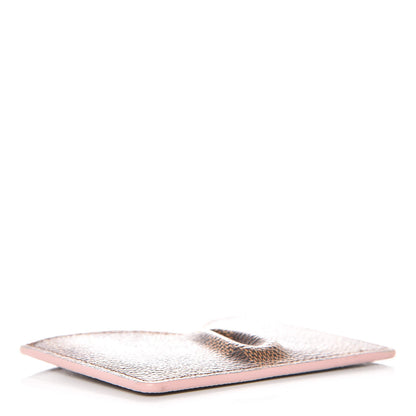 Louis Vuitton Damier Ebene Caissa Card Holder Rose Ballerine 4 of 8