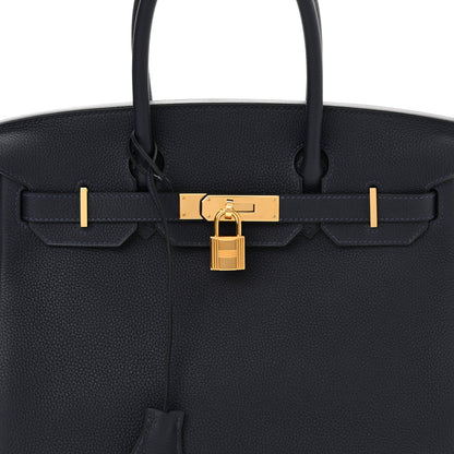 Hermes Togo Birkin 30 Bleu Nuit 7 of 11