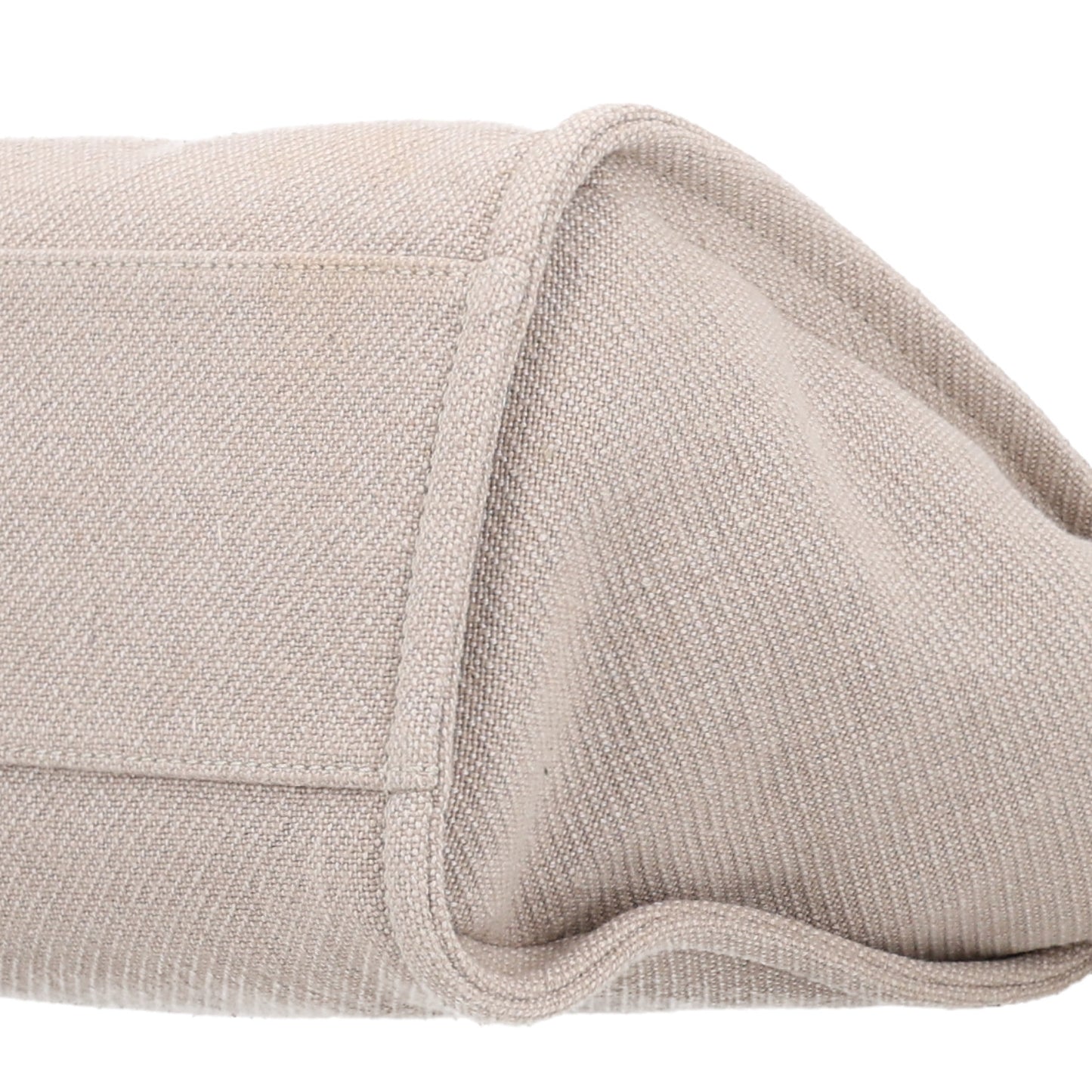 Mixed Fibers Calfskin Small Deauville Tote Grey