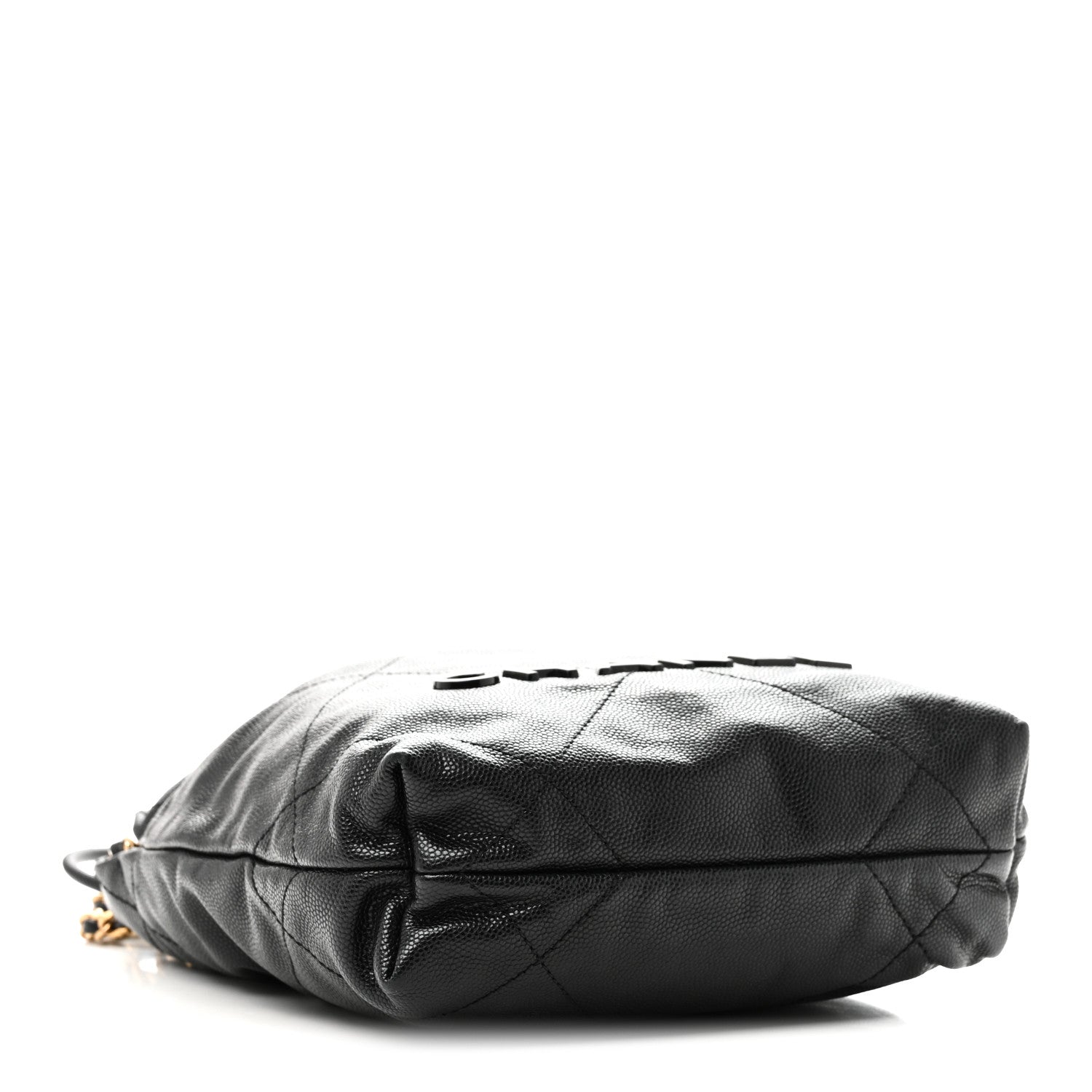 Chanel Shiny Caviar Quilted Monochrome Mini Chanel 22 Black 4 of 11