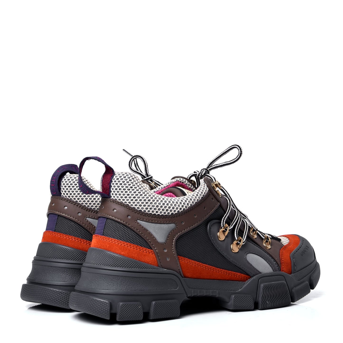 X SEGA Mesh Canvas Calfskin Womens Flashtrek Sneakers 39 White Box Pink Ardesia Loess