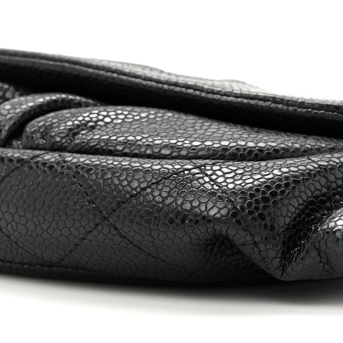 Caviar Half Moon Wallet On Chain WOC Black