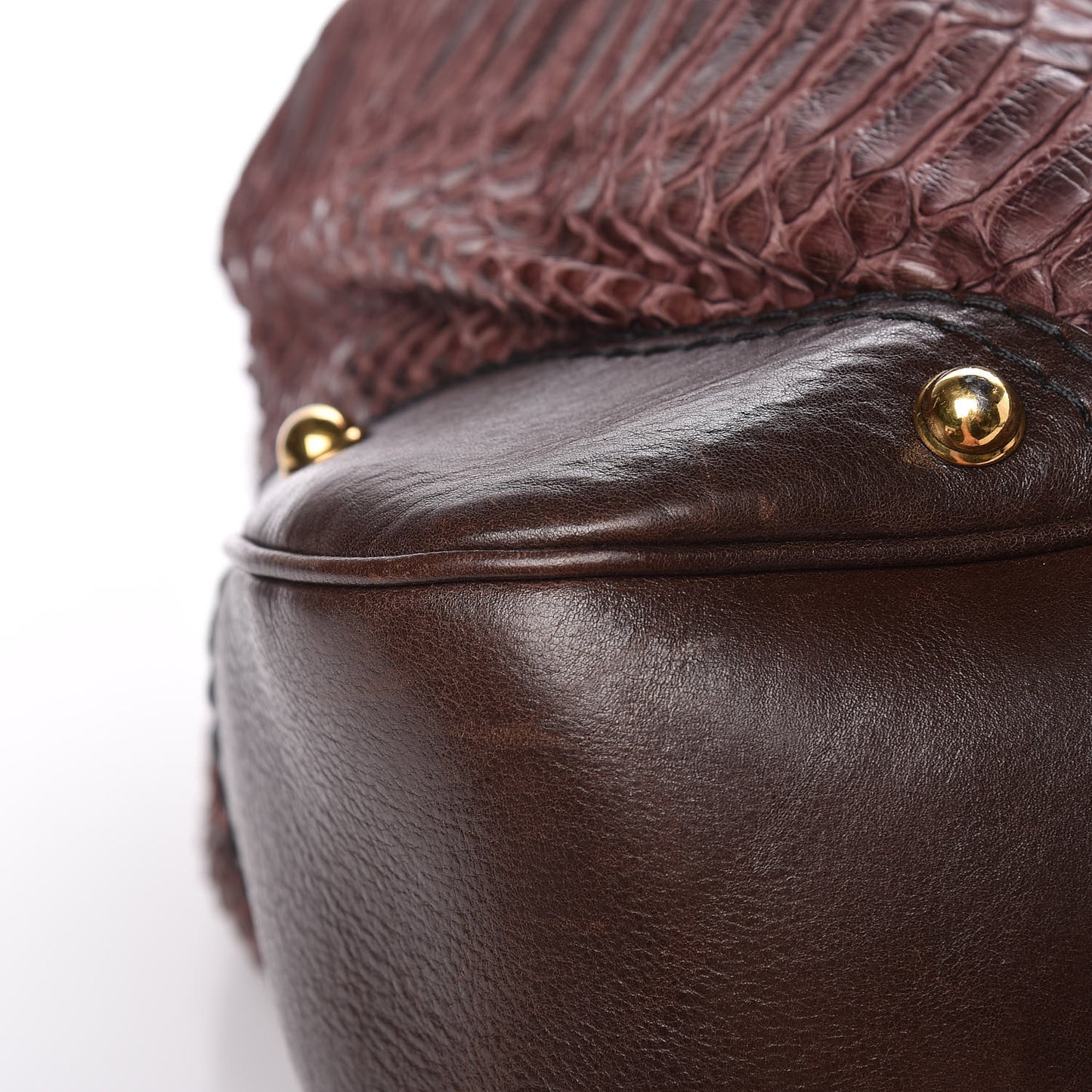 Python Large Jockey Hobo Brown