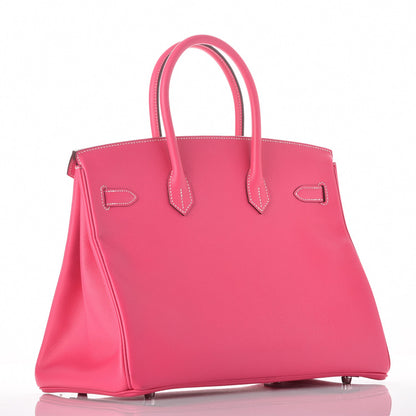 Hermes Epsom Birkin 35 Rose Tyrien 5 of 36
