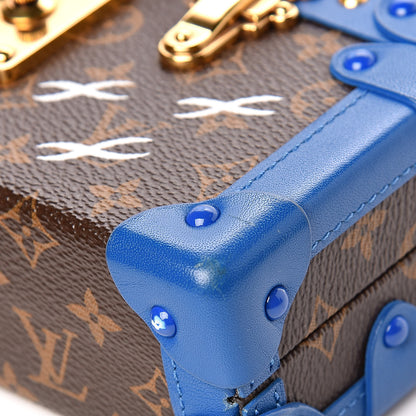 Louis Vuitton Monogram Petite Malle Blue Royal 9 of 17