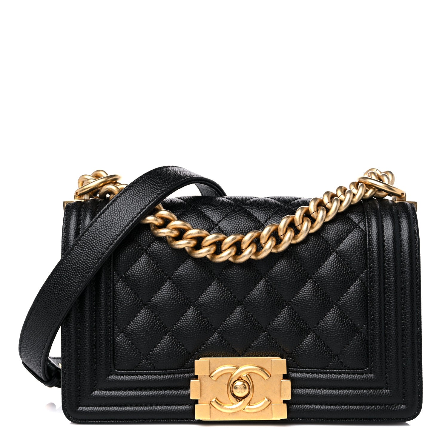 Chanel Caviar Quilted Small Boy Flap Black 1 of 10