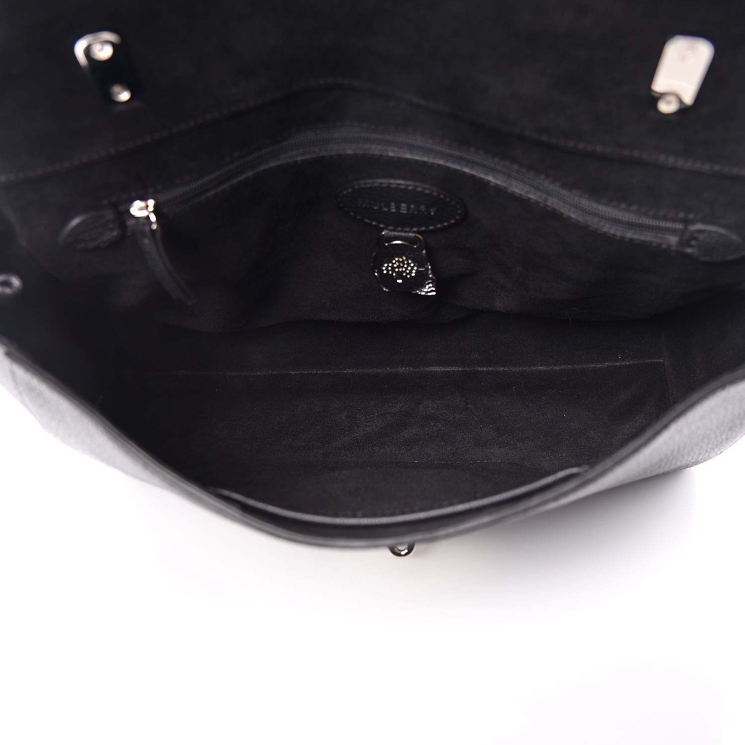 Mulberry Glossy Goatskin Medium Lily Black 5 of 11