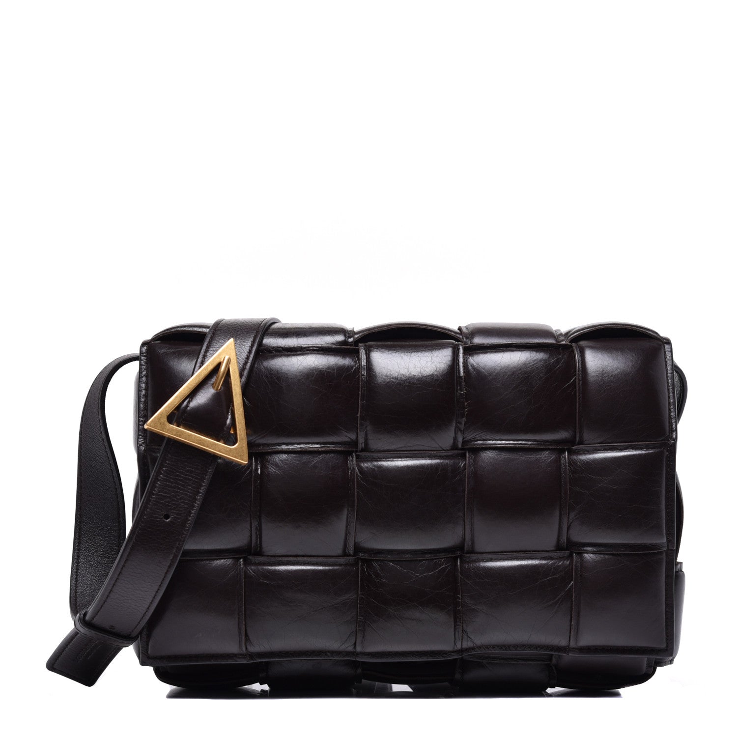 Bottega Veneta Paper Calfskin Maxi Intreccio Padded Cassette Crossbody Bag Fondant 1 of 8