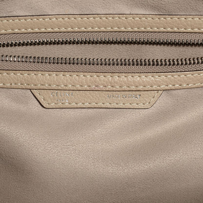 Celine Drummed Calfskin Mini Luggage Dune 6 of 8