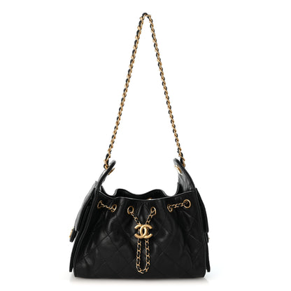 Chanel Caviar Quilted Mini Chanel 25 Handbag Black 1 of 12