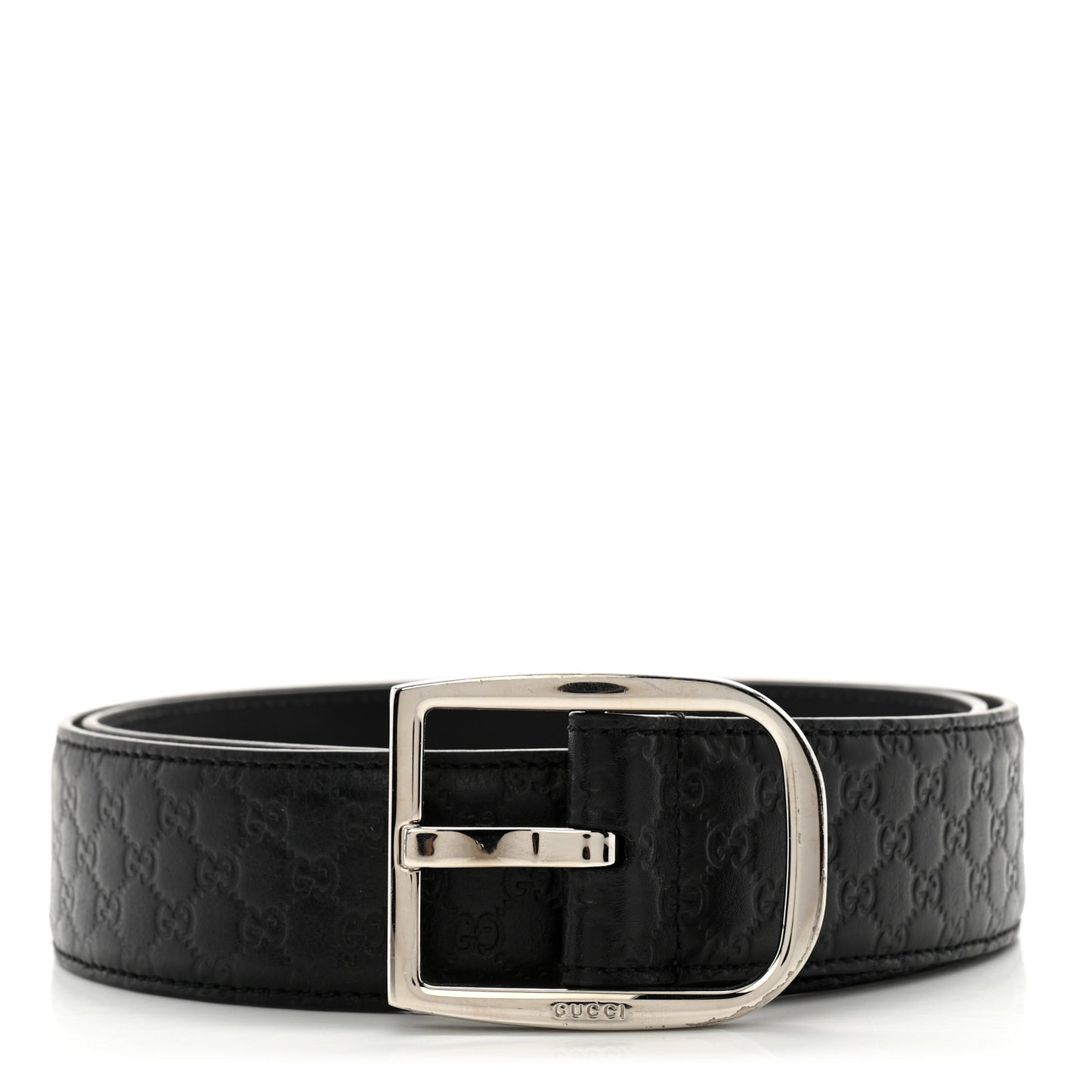 Soft Microguccissima 40mm Belt 80 32 Black
