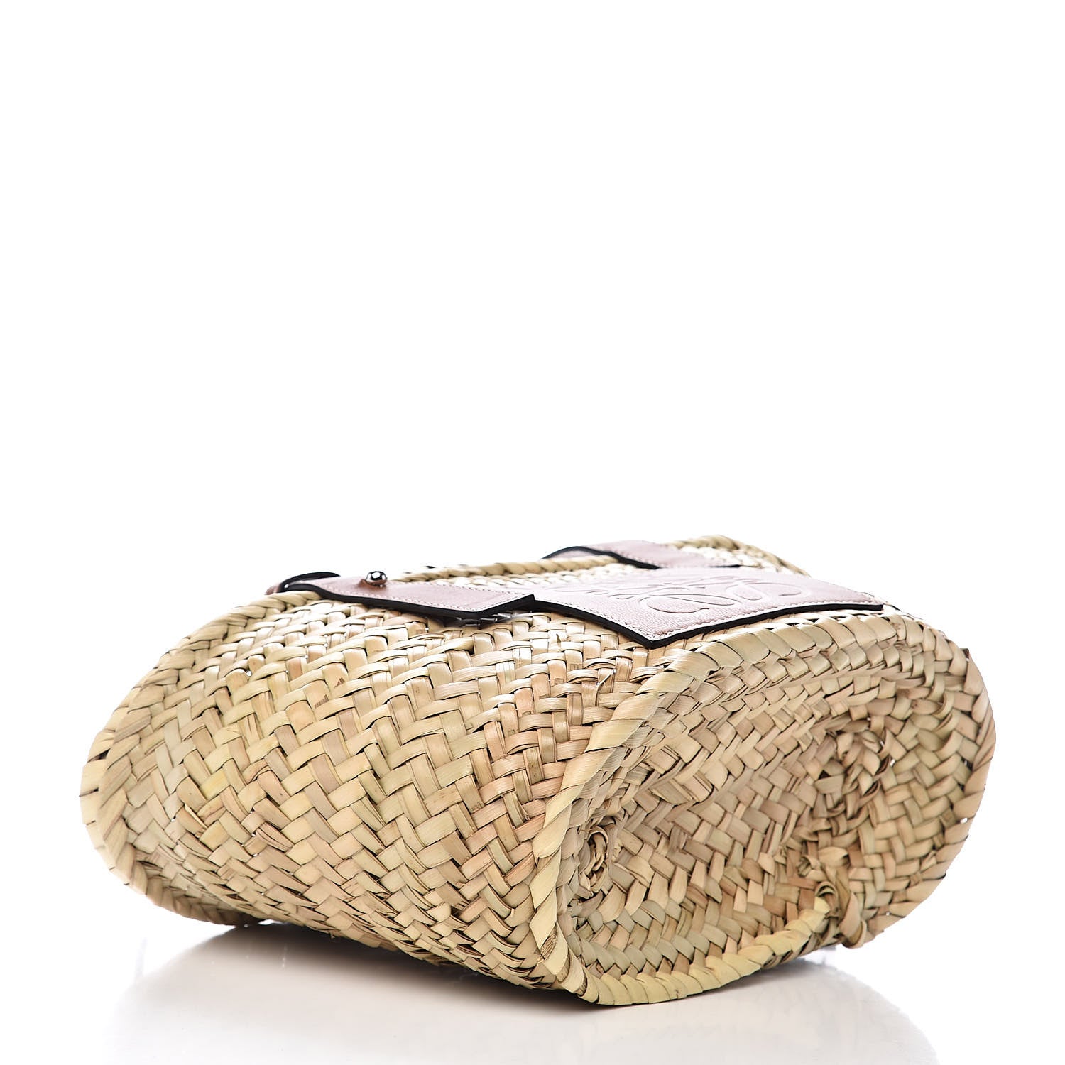 Loewe Raffia Small Basket Tote Bag Natural Tan 4 of 9