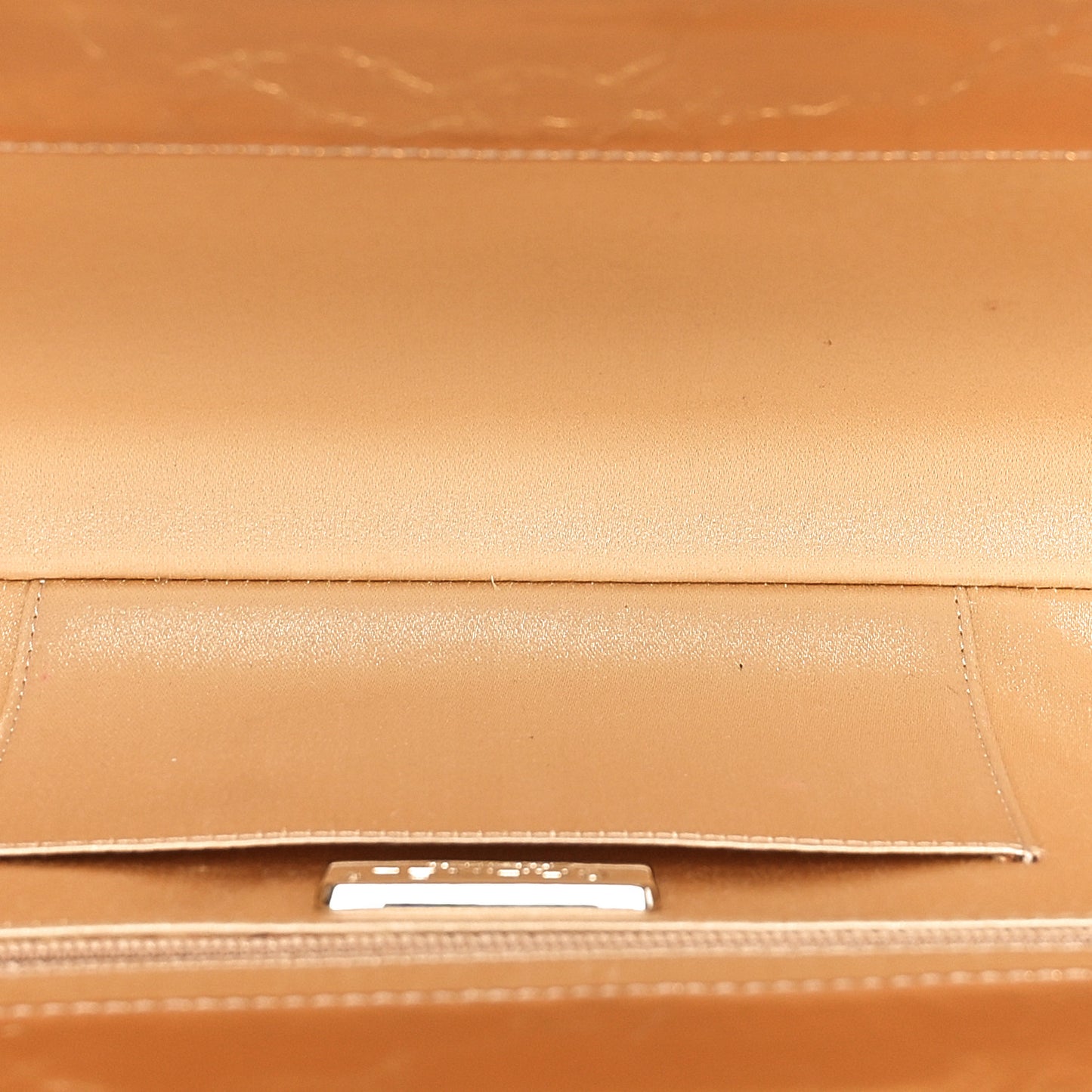 Metallic Lambskin Tweed We Need 5x5=CC Clutch Gold