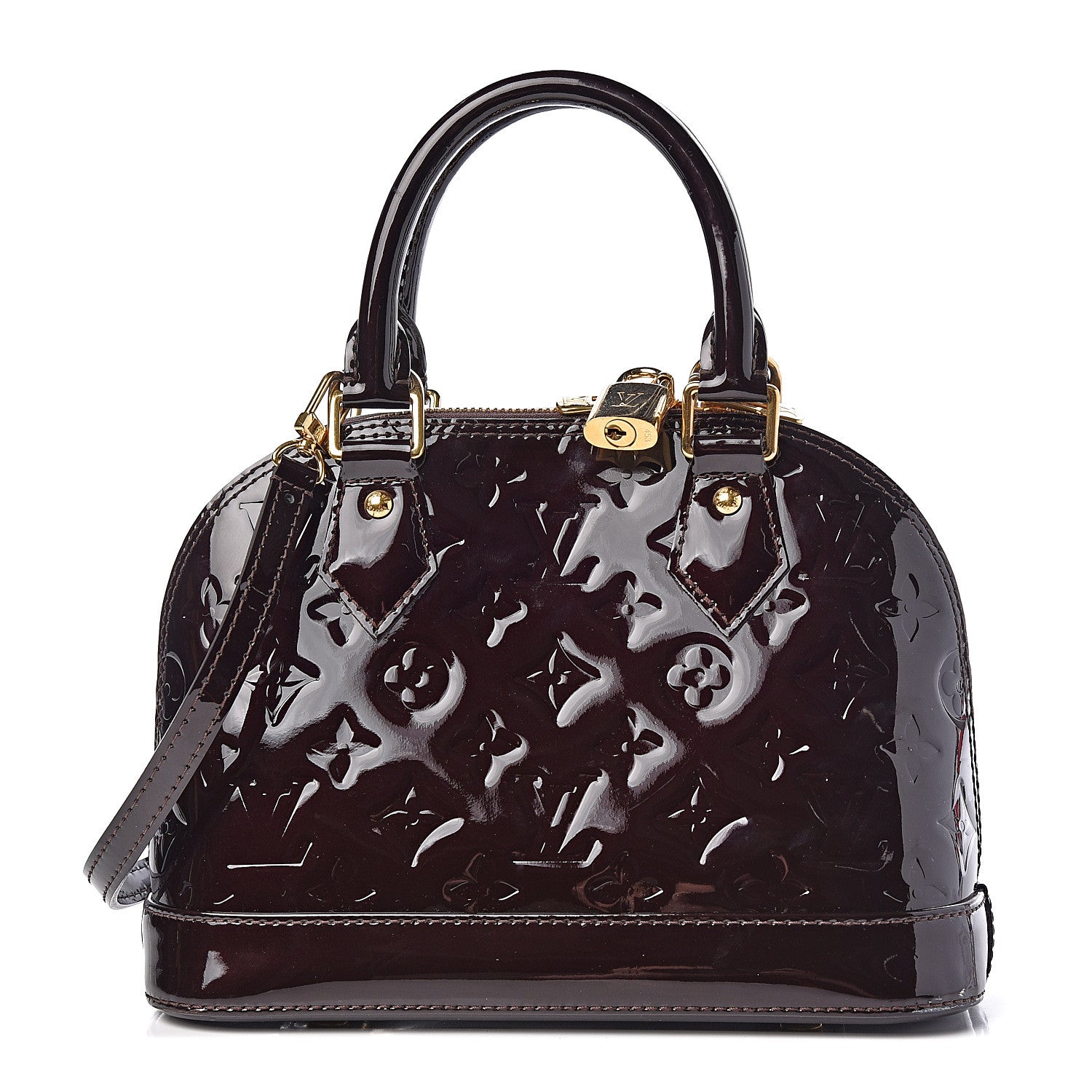 Louis Vuitton Vernis Alma BB Amarante 1 of 11