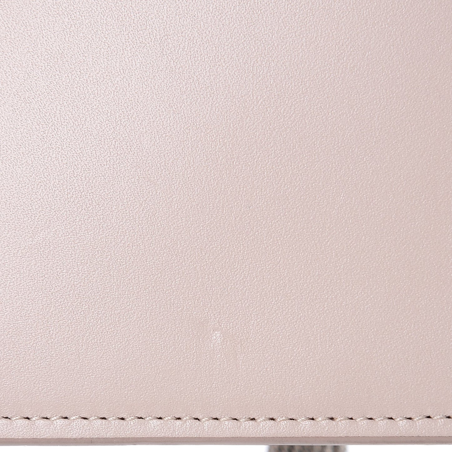 Smooth Calfskin Classic Monogram Kate Tassel Chain Wallet Marble Pink
