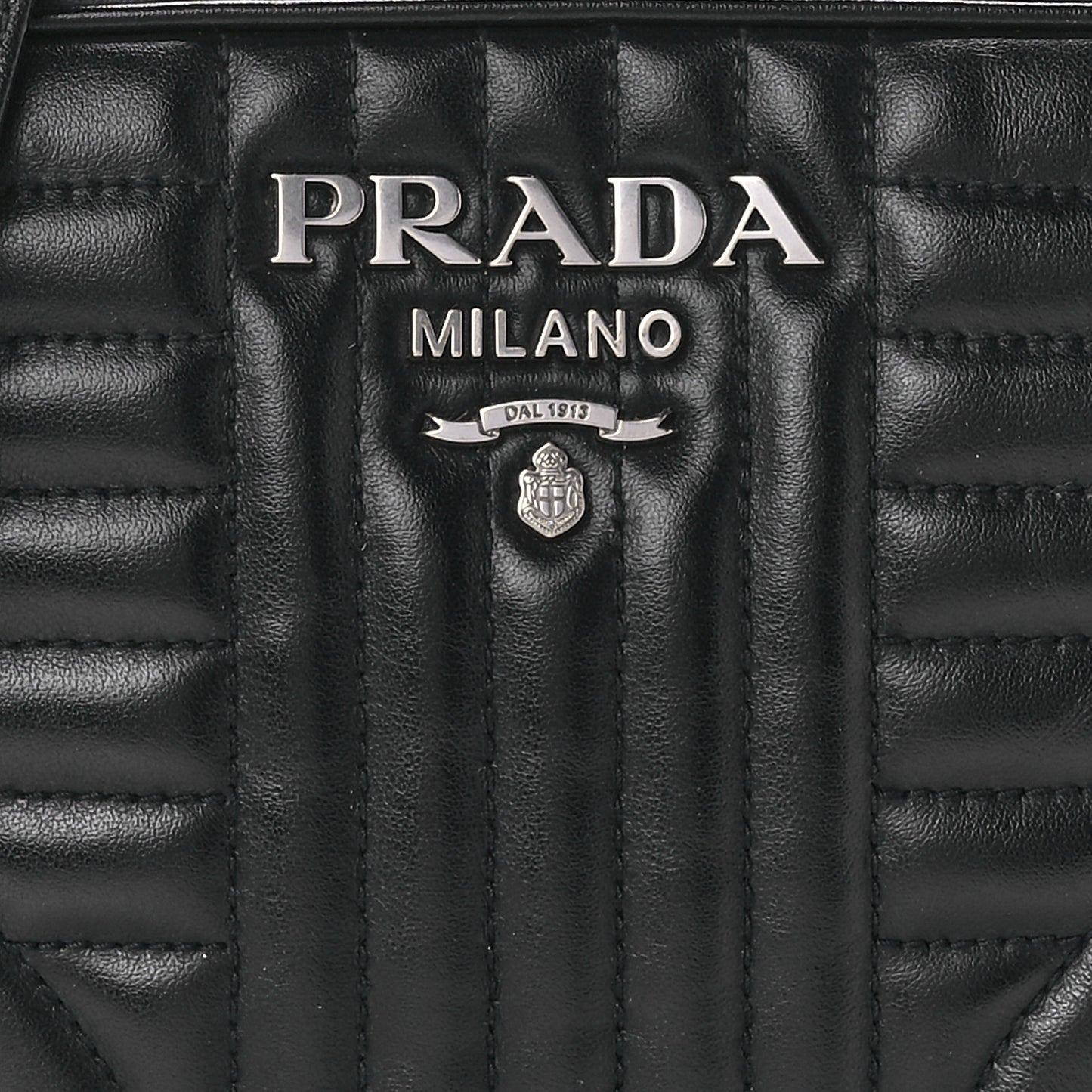 Soft Calfskin Diagramme Camera Bag Black