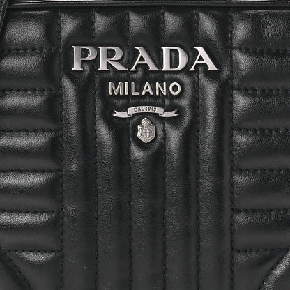 Prada Soft Calfskin Diagramme Camera Bag Black 8 of 11