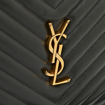 Saint Laurent Calfskin Matelasse Monogram Lou Camera Bag Military Olive 15 of 15