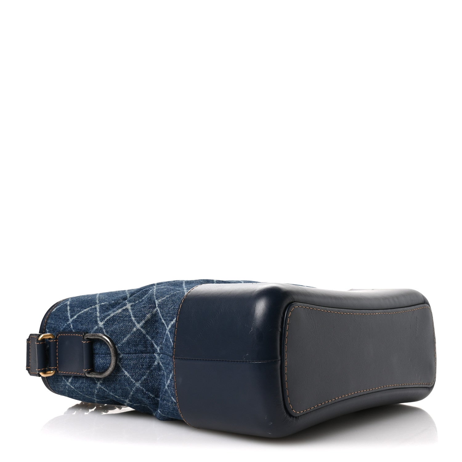 Chanel Denim Calfskin Medium Gabrielle Hobo Blue 4 of 11
