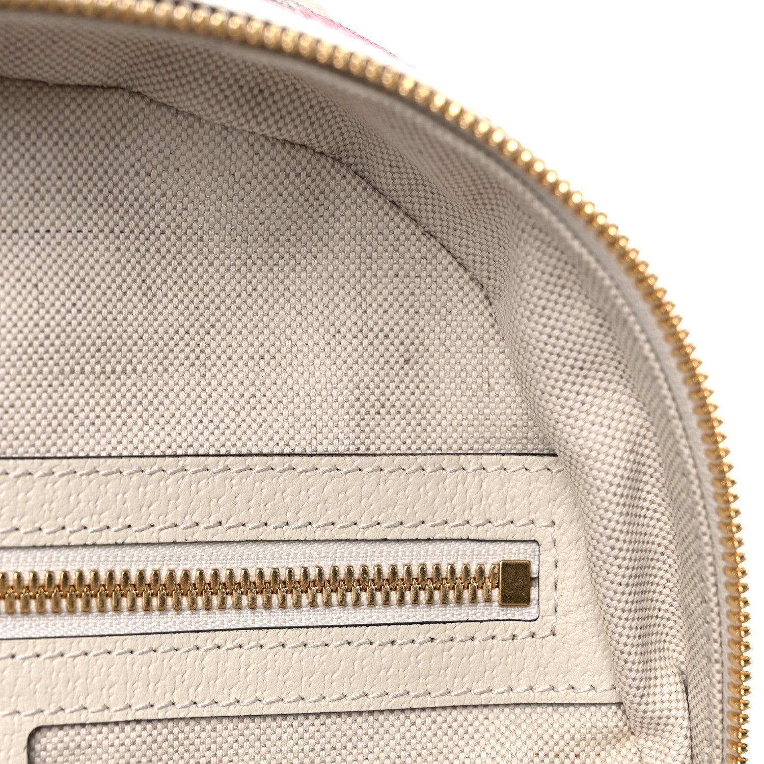 Gucci GG Supreme Monogram Flora Web Small Ophidia Day Backpack White 11 of 12