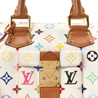 Louis Vuitton Monogram Multicolor Speedy 30 White 12 of 17