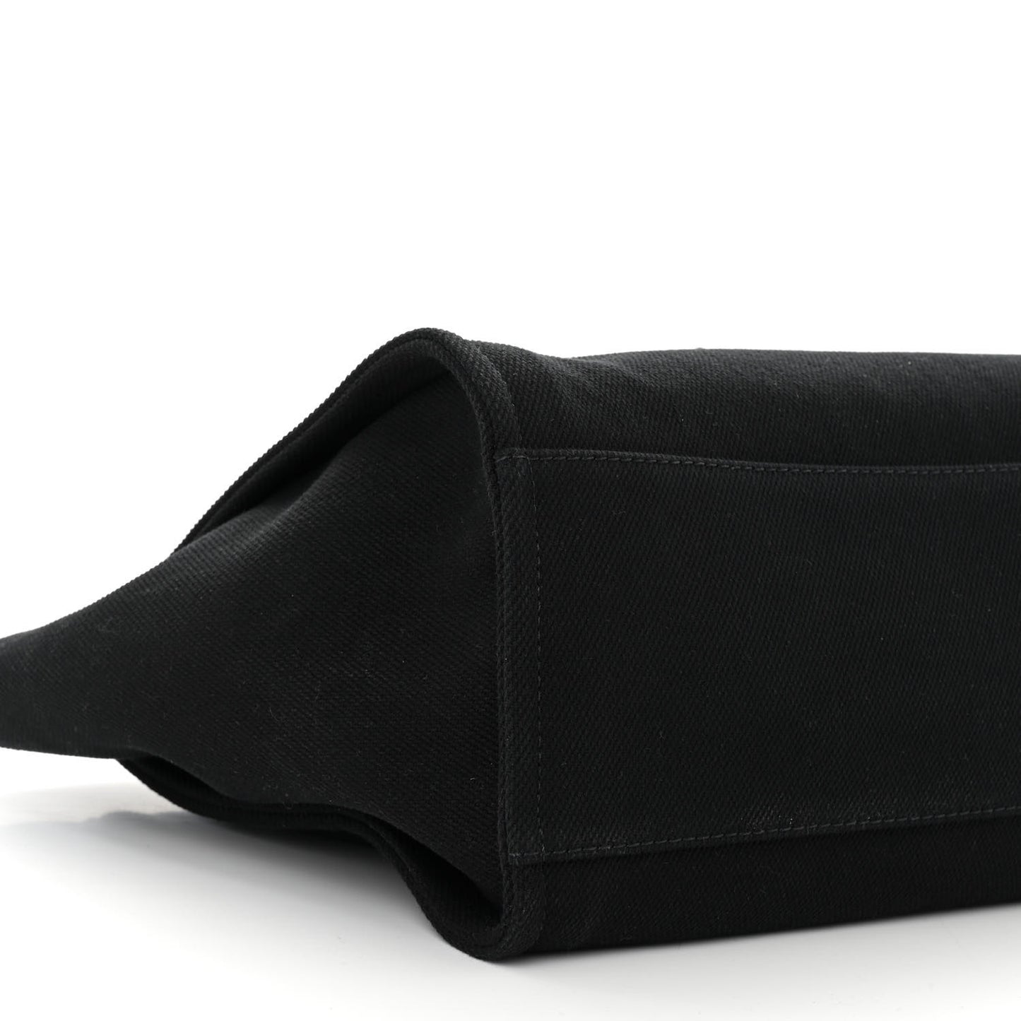 Canvas Pearl Medium Deauville Tote Black