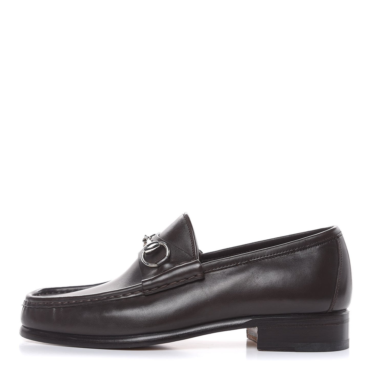 Calfskin Mens 1953 Horsebit Loafers 6 Marrone