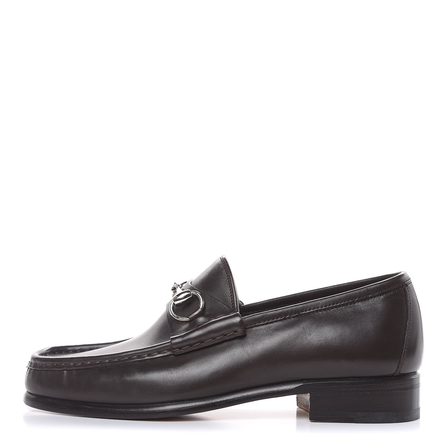 Gucci Calfskin Mens 1953 Horsebit Loafers 6 Marrone 1 of 13