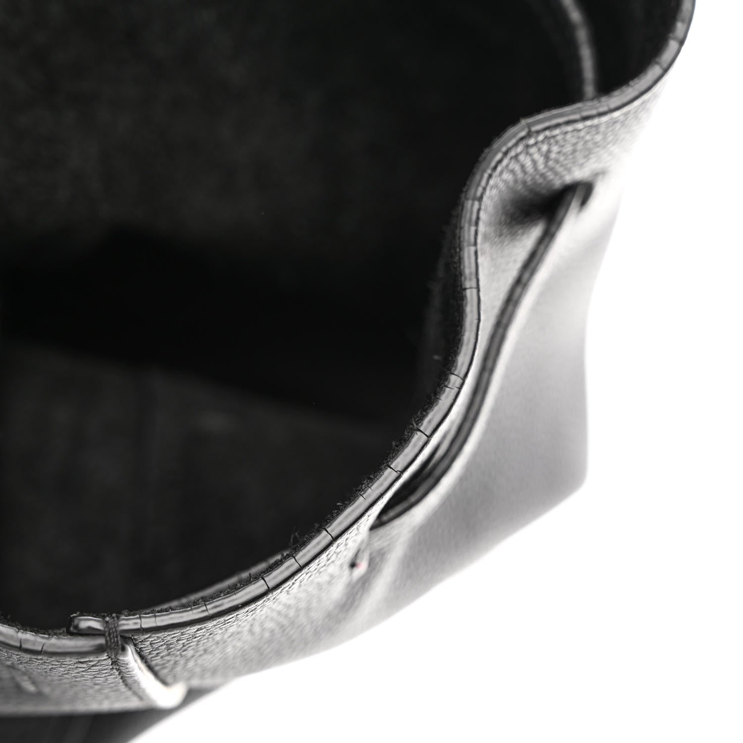 Celine Soft Grained Calfskin Medium Belt Cabas Phantom Black 11 of 13