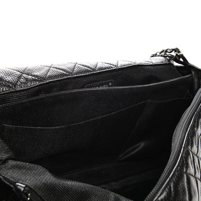 Chanel Calfskin Quilted XXL Travel Flap Bag Black 8 of 8