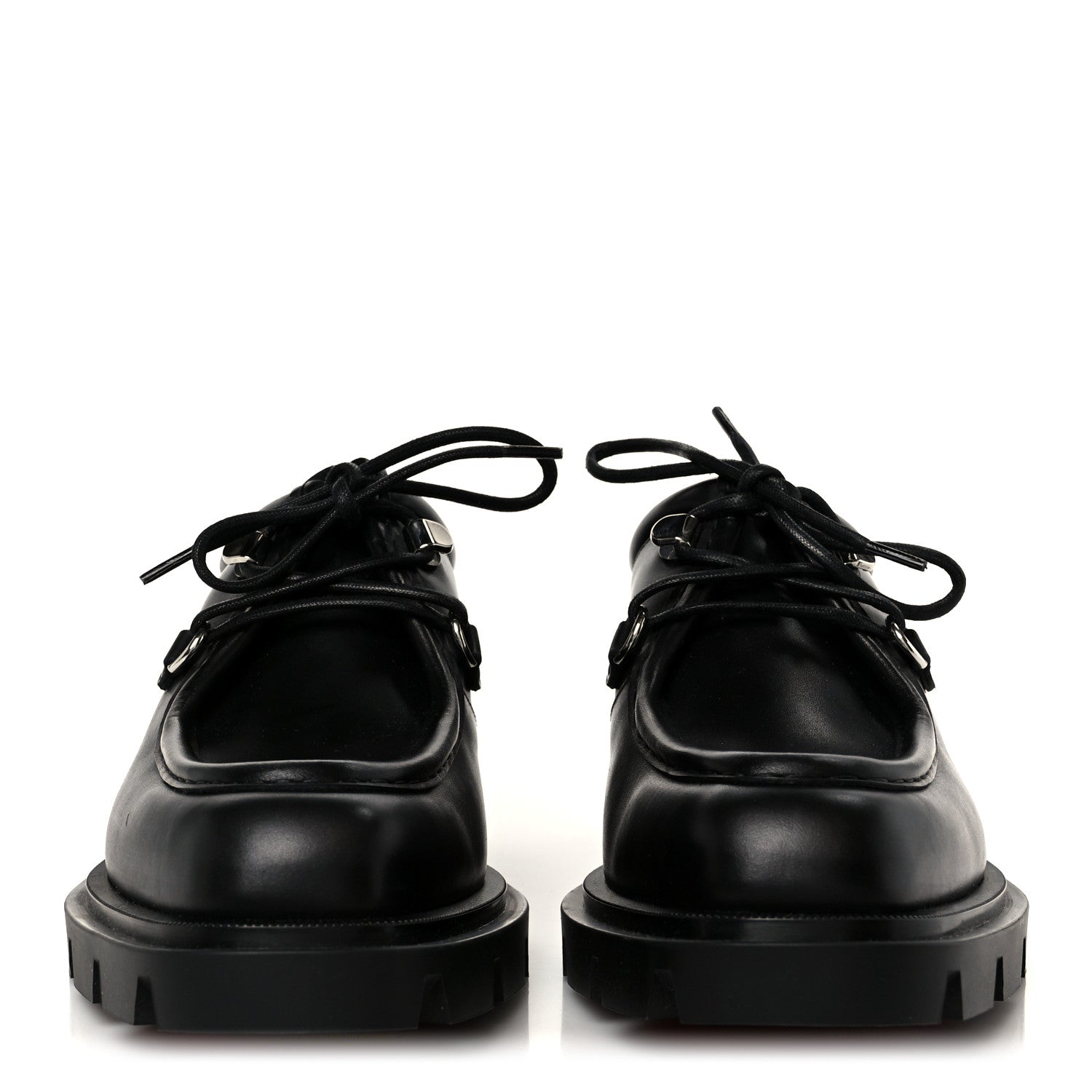 Christian Louboutin Calfskin Our Pabelito Mens Leather Derby 43.5 Black 3 of 9