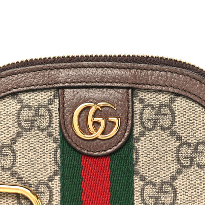 Gucci GG Supreme Monogram Web Ophidia Dome Key Pouch Beige New Acero 8 of 8