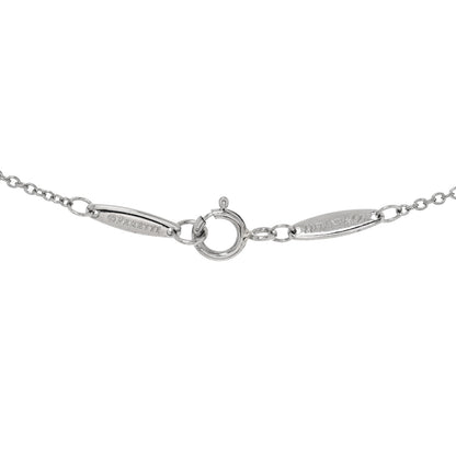Tiffany Platinum Diamond .20ct Elsa Peretti Diamonds By The Yard Pendant Necklace 4 of 5