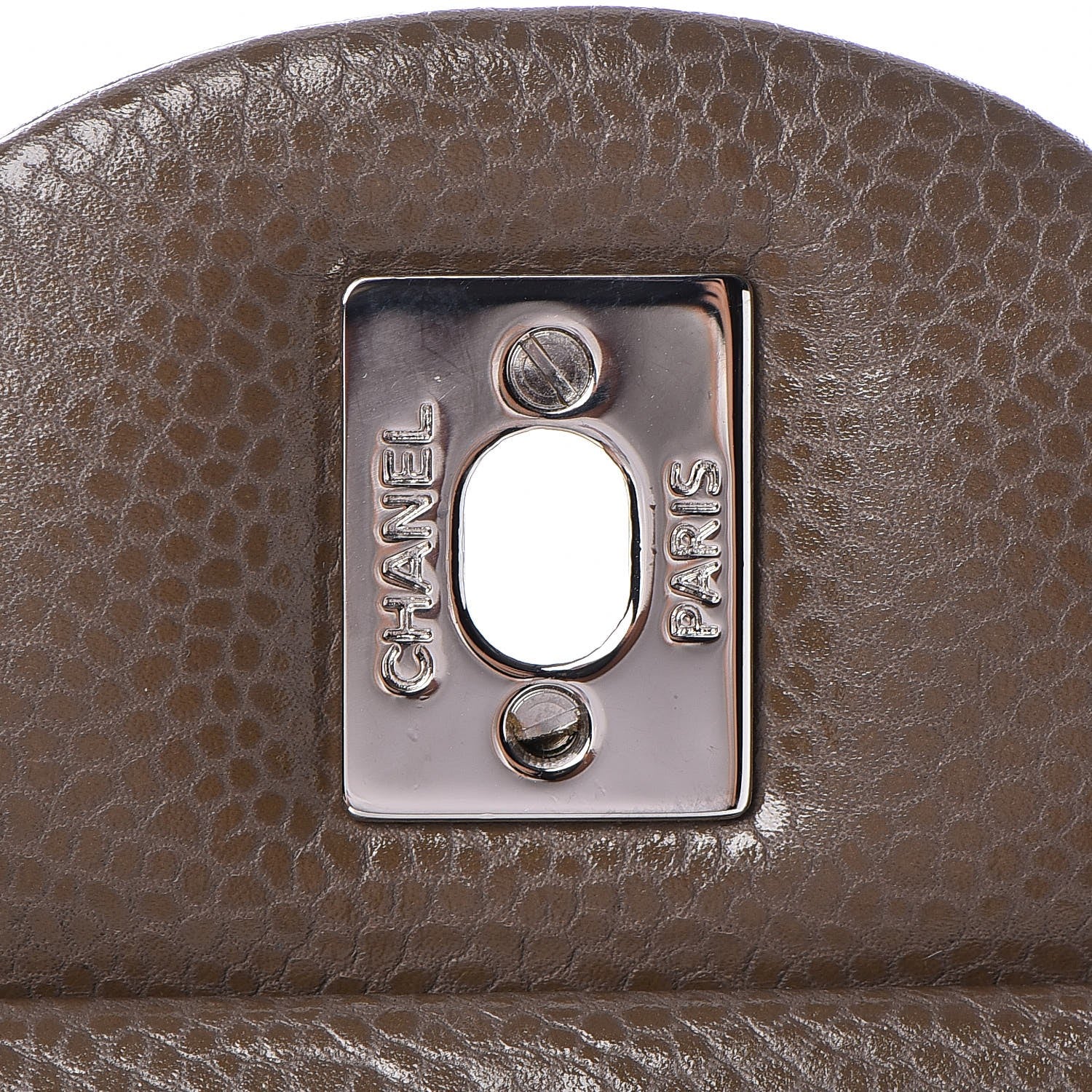 Chanel Caviar Quilted Maxi Double Flap Brown 9 of 9