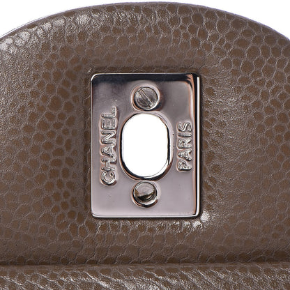 Chanel Caviar Quilted Maxi Double Flap Brown 9 of 9