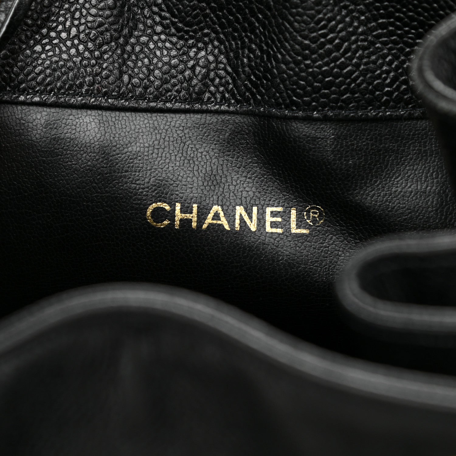 Chanel Caviar Sling Backpack Black 6 of 10