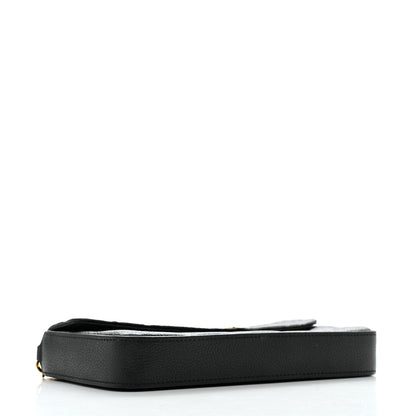 Louis Vuitton Empreinte Pochette Felicie Chain Wallet Black 5 of 13