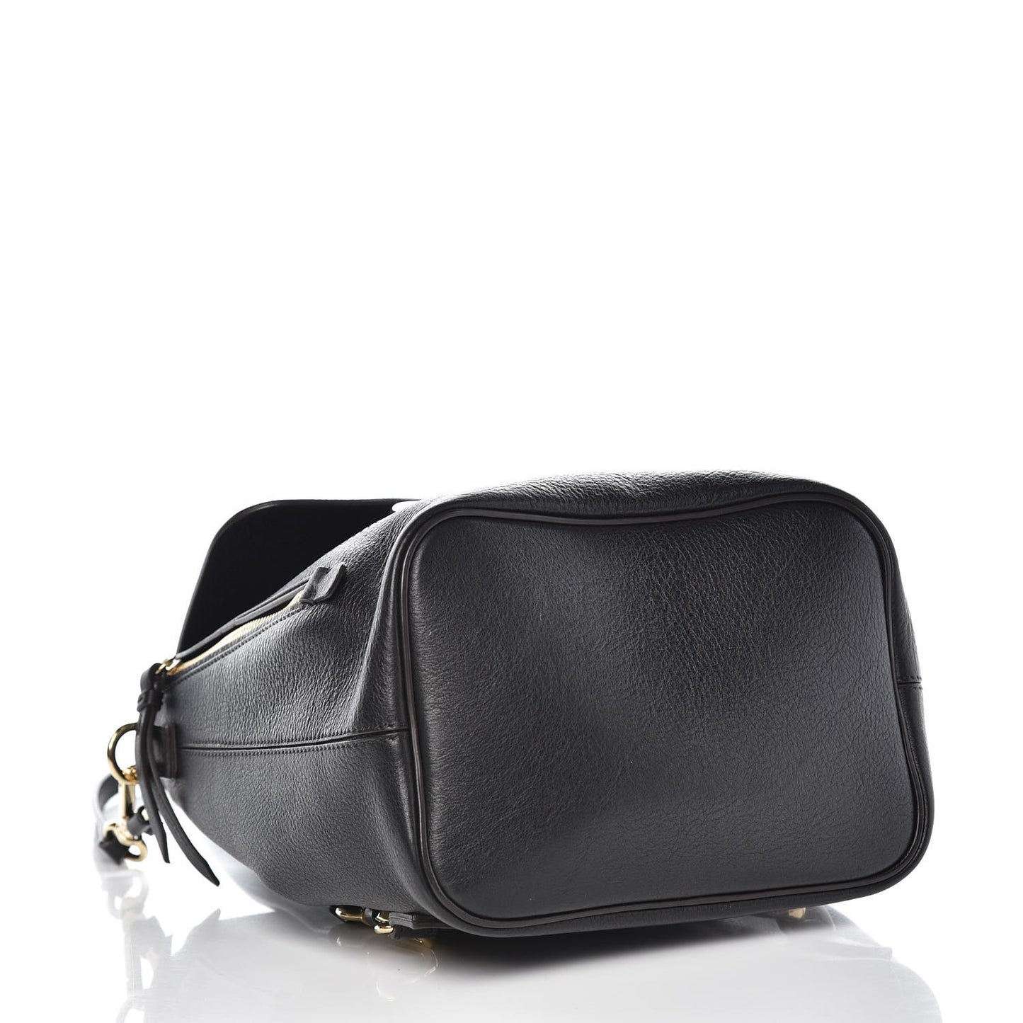 Suede Calfskin Small Faye Backpack Black