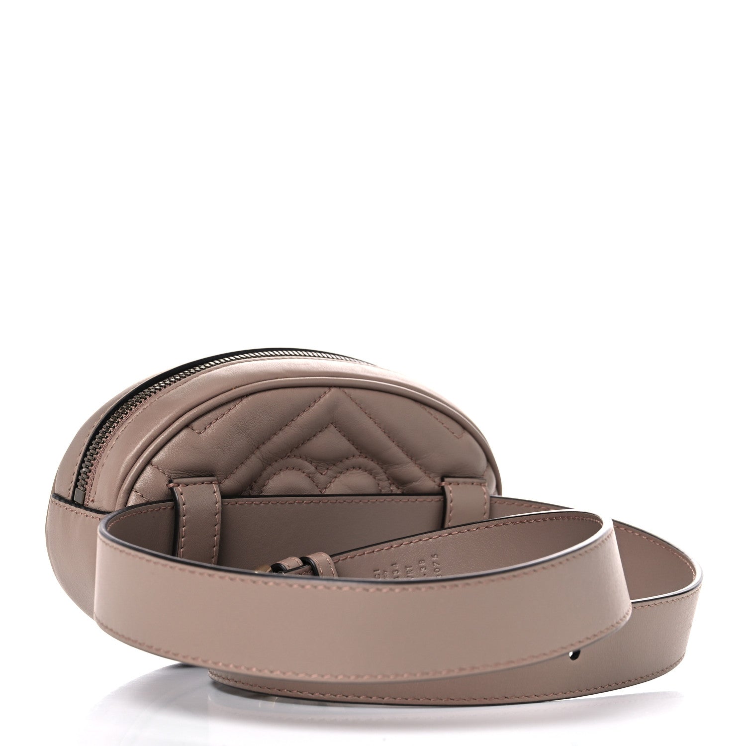 Gucci Calfskin Matelasse GG Marmont Belt Bag 95 38 Porcelain Rose 3 of 22
