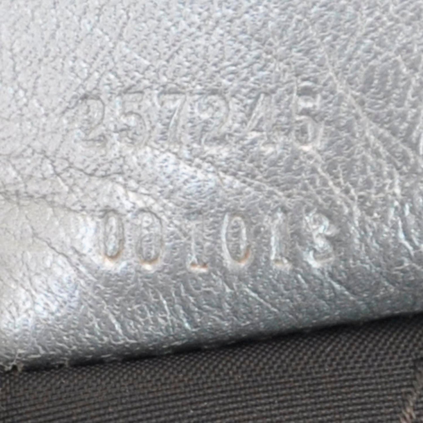 Guccissima Large Tote Silver
