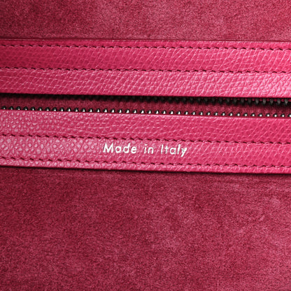 Celine Grained Calfskin Medium Phantom Luggage Fuchsia 7 of 10