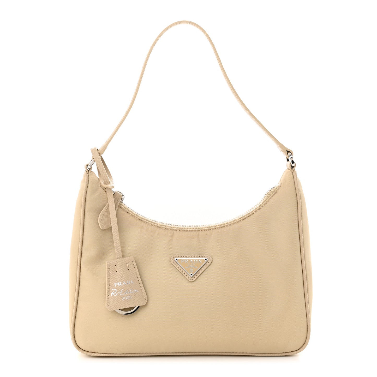 Re-Nylon Saffiano Mini Re-Edition 2005 Bag Deserto