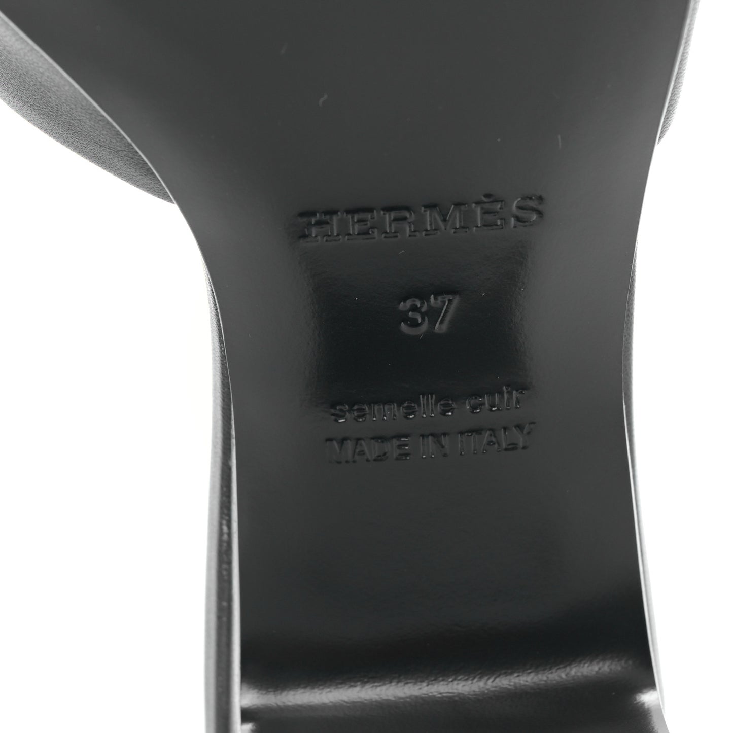 Calfskin Dreamy Sandals 37 Black