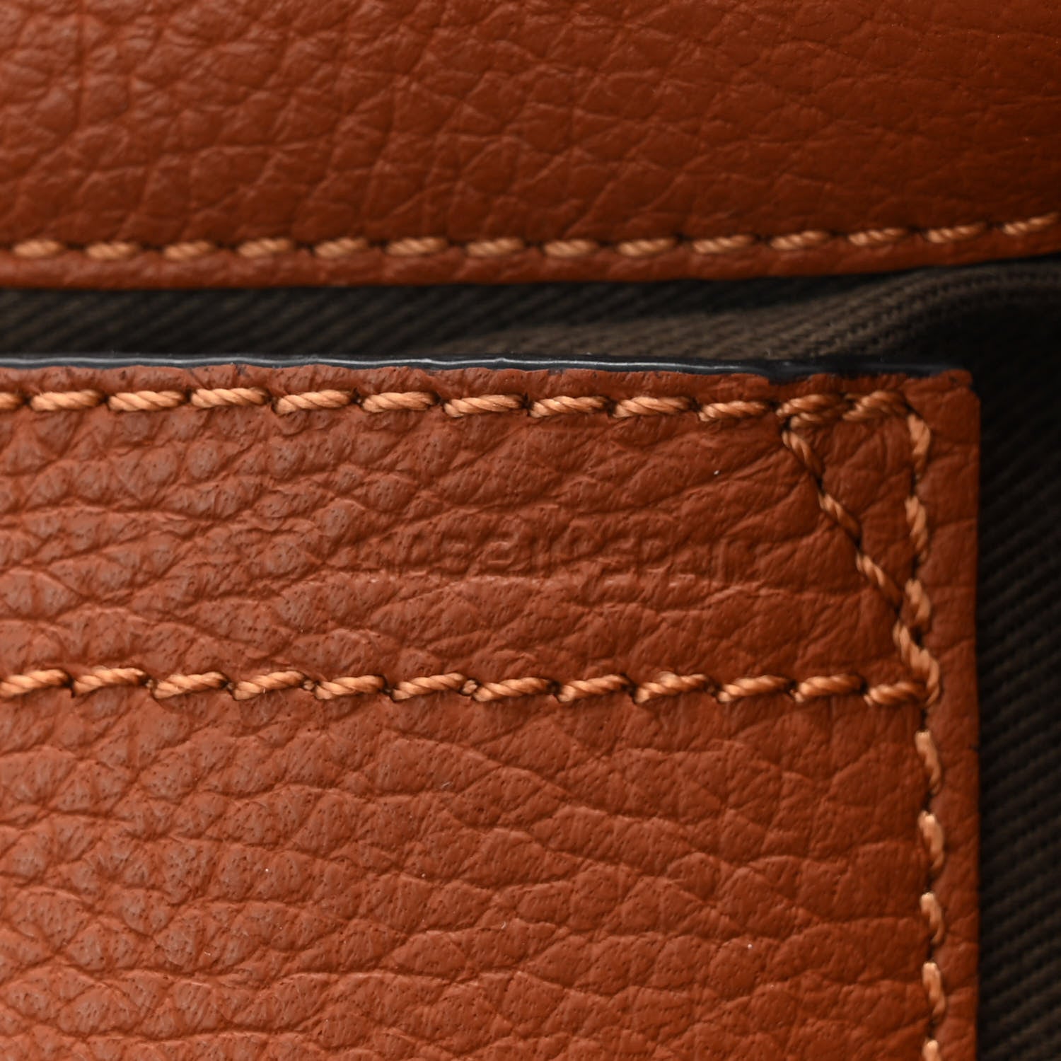 Chloe Grained Calfskin Small Marcie Saddle Bag Tan 7 of 11